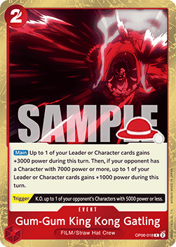 Gum-Gum King Kong Gatling (OP06-018) Immagine principale del prodotto