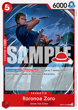 Roronoa Zoro (OP11-016) Immagine principale del prodotto