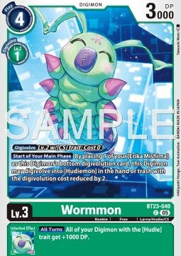 Wormmon (BT23-040) Immagine principale del prodotto