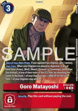 Goro Matayoshi (BT23-078) (V.2) Immagine principale del prodotto