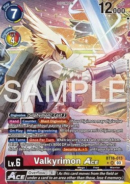 Valkyrimon Ace (BT16-013) (V.2) Immagine principale del prodotto