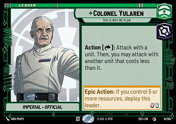 Colonel Yularen, This Is Why We Plan