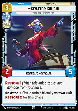 Senator Chuchi, Voice for the Voiceless (V.1)