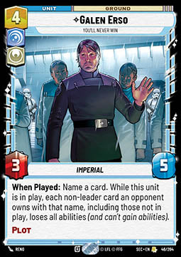 Galen Erso, You'll Never Win (V.1)