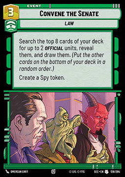 Convene the Senate (V.1)