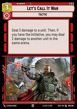 Let's Call It War (V.1)