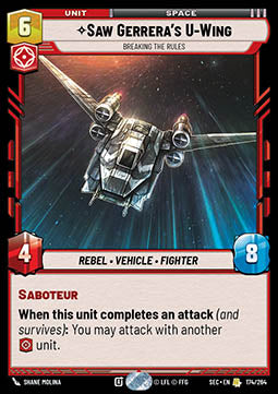 Saw Gerrera's U-Wing, Breaking the Rules (V.1)