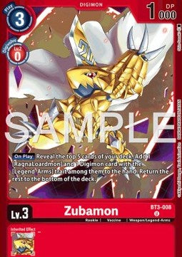 Zubamon (BT3-008) Immagine principale del prodotto