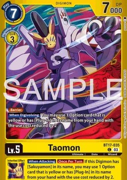 Taomon (BT17-035) Immagine principale del prodotto
