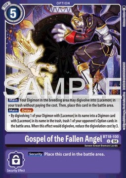 Gospel of the Fallen Angel (BT18-100)