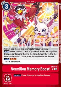 Vermilion Memory Boost! (LM-045) Immagine principale del prodotto