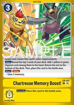 Chartreuse Memory Boost! (LM-047) Immagine principale del prodotto