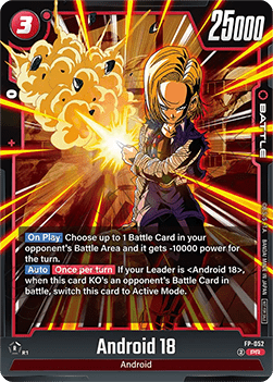 Android 18 (FP-052) [Fusion World] (V.1 - Promo) Immagine principale del prodotto