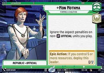 Mon Mothma, Forming a Coalition (V.1)