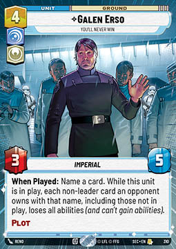 Galen Erso, You'll Never Win (V.1) Immagine principale del prodotto