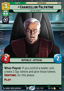 Chancellor Palpatine, I Am the Senate (V.1) Immagine principale del prodotto
