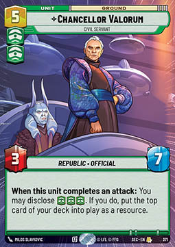 Chancellor Valorum, Civil Servant (V.1) Immagine principale del prodotto