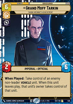 Grand Moff Tarkin, Taking Krennic's Achievement (V.1)