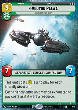 Vuutun Palaa, Droid Control Ship (V.2) Immagine principale del prodotto