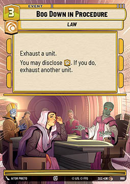 Bog Down in Procedure (V.2)