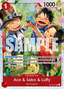 Ace & Sabo & Luffy (OP13-007) (V.1)