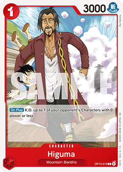 Higuma (OP13-013) Immagine principale del prodotto