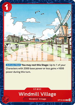 Windmill Village (OP13-022) Immagine principale del prodotto