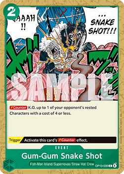 Gum-Gum Snake Shot (OP13-039) Immagine principale del prodotto