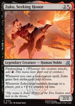 Zuko, Seeking Honor Immagine principale del prodotto