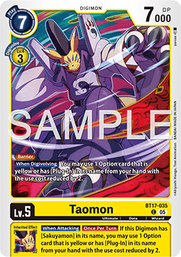 Taomon (BT17-035) Immagine principale del prodotto
