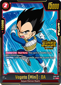 Vegeta (Mini) : DA (FB05-018) [Fusion World] (V.1 - Uncommon) Immagine principale del prodotto