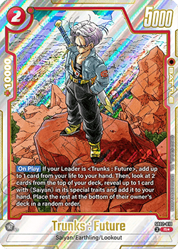Trunks : Future (SB02-010) [Fusion World] (V.2 - Alternate Art) Immagine principale del prodotto