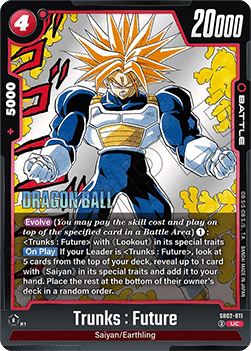 Trunks : Future (SB02-011) [Fusion World] Immagine principale del prodotto
