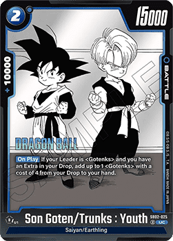 Son Goten/Trunks : Youth (SB02-025) [Fusion World] (V.1 - Uncommon)