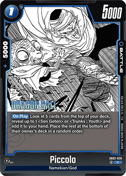 Piccolo (SB02-028) [Fusion World]