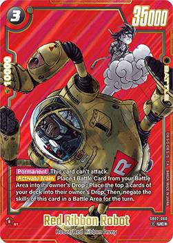 Red Ribbon Robot (SB02-060) [Fusion World] (V.2 - Alternate Art) Immagine principale del prodotto