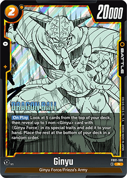 Ginyu (FB01-108) [Fusion World] (V.1 - Rare)
