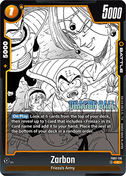 Zarbon (FB01-116) [Fusion World] Immagine principale del prodotto