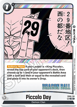Piccolo Day (FB06-118) [Fusion World]