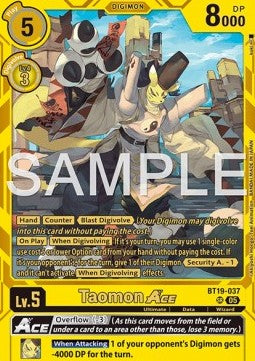 Taomon Ace (BT19-037) Immagine principale del prodotto