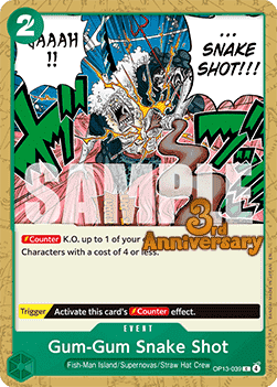 Gum-Gum Snake Shot (OP13-039) Immagine principale del prodotto