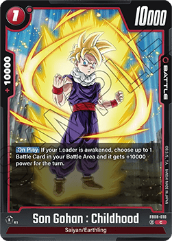 Son Gohan : Childhood (FB08-010) [Fusion World]