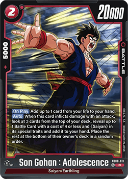 Son Gohan : Adolescence (FB08-011) [Fusion World]