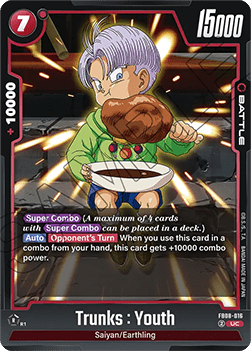Trunks : Youth (FB08-016) [Fusion World] (V.1 - Uncommon)