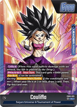 Caulifla // Caulifla (FB08-025) [Fusion World] (V.1 - Leader)
