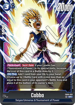 Cabba (FB08-029) [Fusion World] (V.1 - Super Rare)
