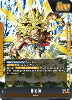 Broly // Broly (FB08-073) [Fusion World] (V.1 - Leader)