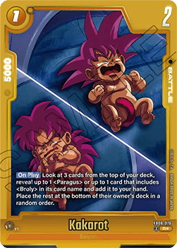 Kakarot (FB08-076) [Fusion World] (V.2 - Alternate Art) Immagine principale del prodotto
