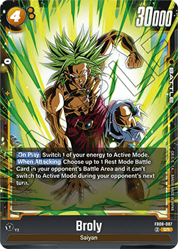 Broly (FB08-087) [Fusion World] (V.1 - Super Rare) Immagine principale del prodotto