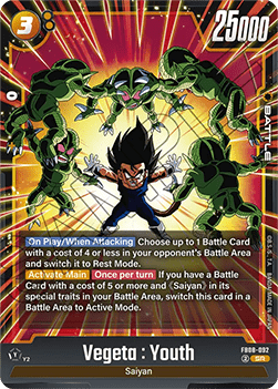 Vegeta : Youth (FB08-092) [Fusion World] (V.1 - Super Rare)